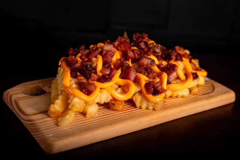 Foto do Batata Crinkle com Cheddar e Bacon