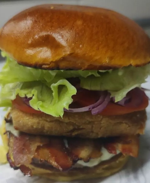 Foto do Mega Stacker Mussarela