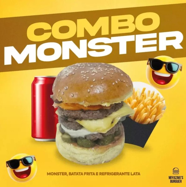 Foto do Combo Monster